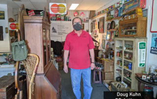 business owner Doug in his shop