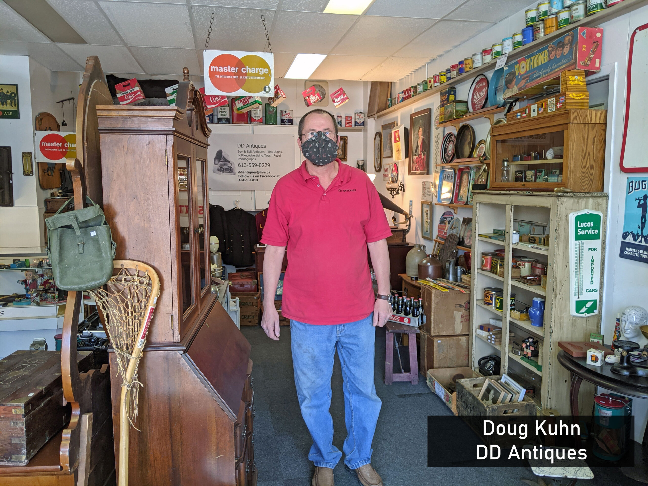 business owner Doug in his shop