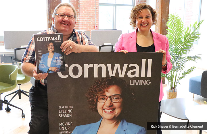 Senator Bernadette Clement and Rick Shaver Cornwall Living 2022