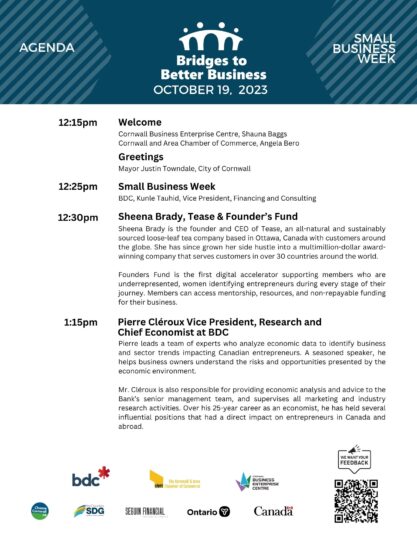 Bridges to better business agenda