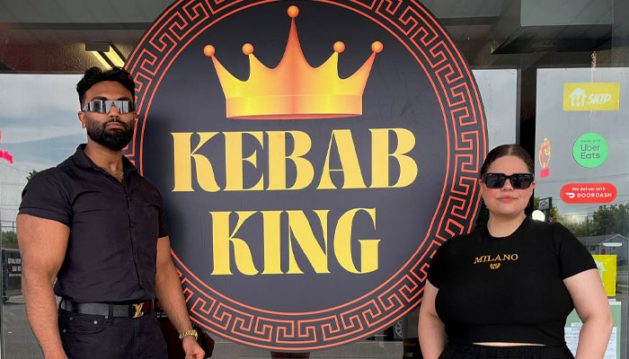 Ashley and Moe owners of Kebab King